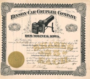 Hinson Car Coupler Co.